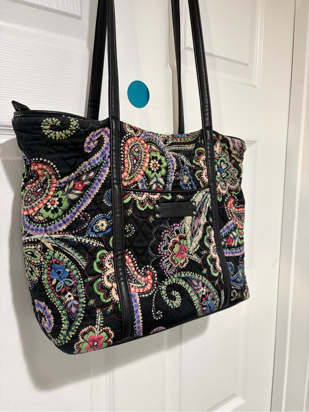 VERA BRADLEY Quilted Shoulder/Tote Bag in Retired Kiev Paisley